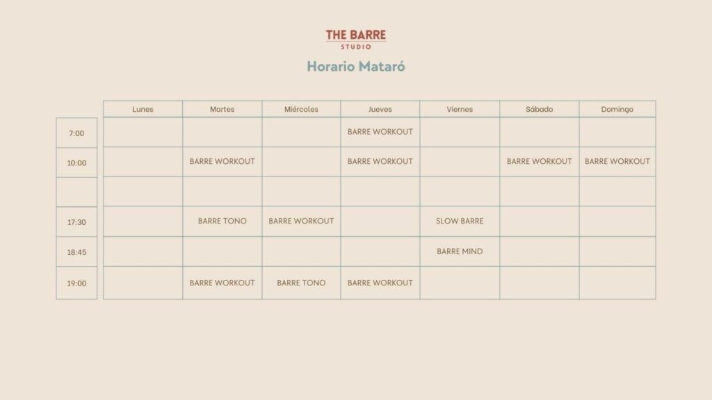 SHE Barre Studio Mataró